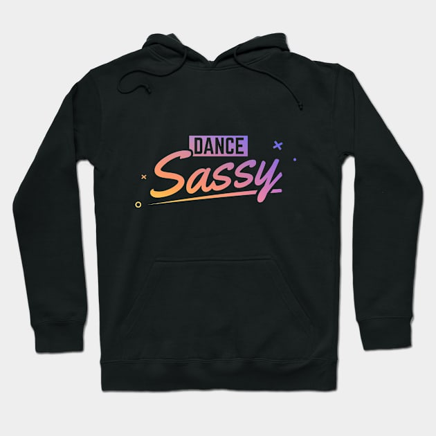 Dance Sassy Color Logo Hoodie by dancesassy